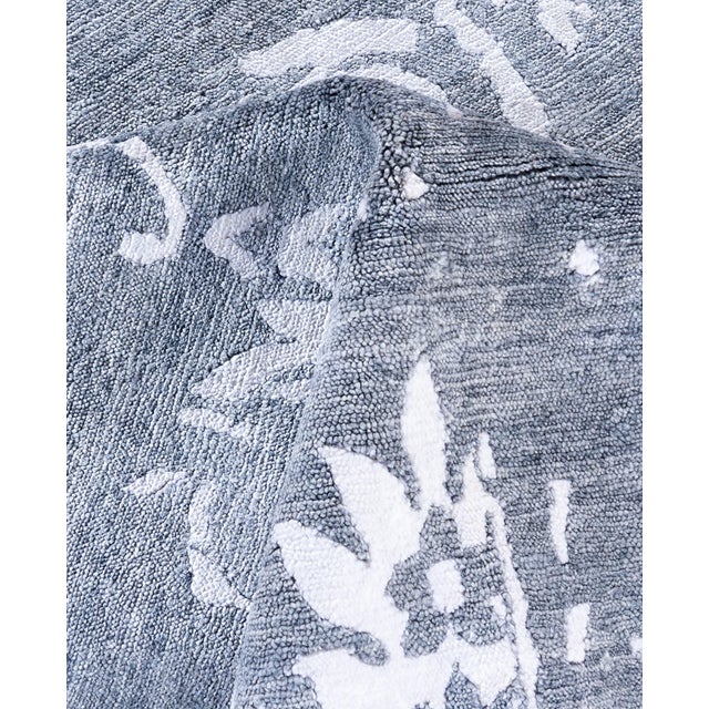 Textile Modern, One-of-a-Kind Hand-Knotted Area Rug - Ivory, 7' 10" x 10' 1" For Sale - Image 7 of 8