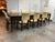 Transitional Ethan Allen Barrymore Dining Table + Drew Dining Chairs, Set of Nine For Sale - Image 3 of 12