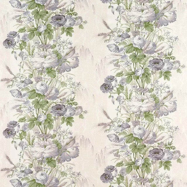 Sample- Schumacher Boughton House Fabric in Gris For Sale
