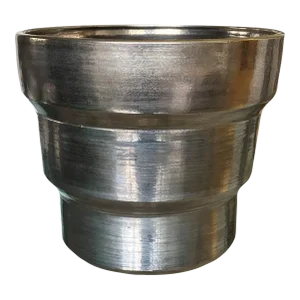 1980s Gary McCloy Post Modern Stepped Planter in Dark Platinum Glaze
