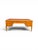 1920s French Art Deco Desk With Finely Inlaid Leather Top For Sale - Image 4 of 15