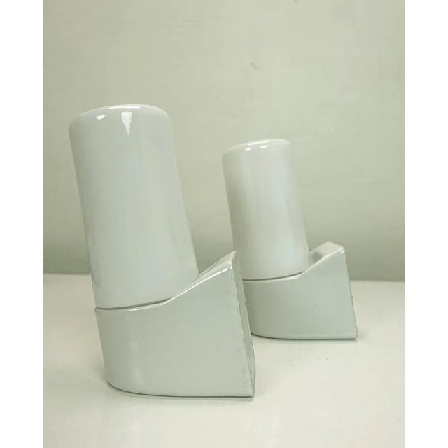 Bauhaus Model 6063 Wall Lamps Wilhelm Wagenfeld for Lindner, 1950s, Set of 2 For Sale - Image 3 of 13