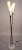 Rare floor lamp. In excellent condition. Brass, painted metal, acylic glass shades, marble base. Original brass floor...