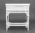 White Vintage White Wicker Desk For Sale - Image 8 of 8