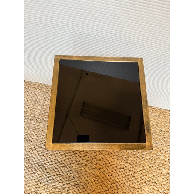 Uttermost Zafina Gold Side C-Table For Sale - Image 10 of 12