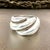 1990s Tiffany & Co Estate Shrimp Ring Size 5.25 14k Gold + Sterling Silver For Sale - Image 11 of 11