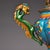 Metal Late 20th Century Cloisonné Enamel Censer With Dragon Handles and Floral Motifs For Sale - Image 7 of 9