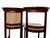 Brown Vienna Secession Model 423 Chairs attributed to Josef Hoffmann for Jacob & Josef Kohn, 1910, Set of 2 For Sale - Image 8 of 12