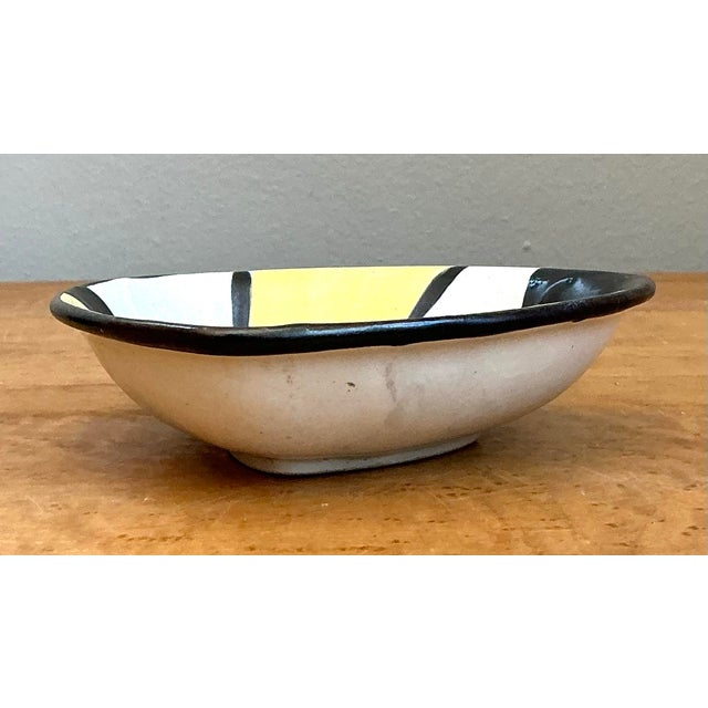 Vintage West German Hand Painted Bowl For Sale - Image 11 of 12
