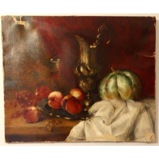 Antoine Vollon 1833-1900 French Still Life Oil on Canvas Hammer to $46,000 For Sale - Image 9 of 14