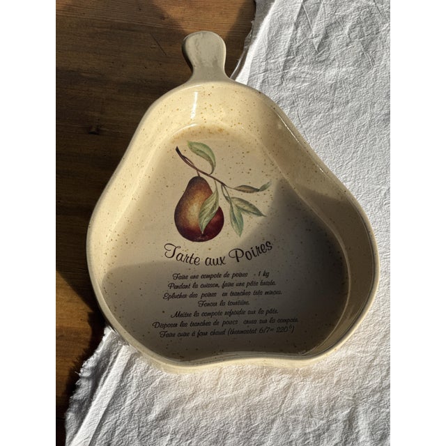 Pear-Shaped Pie Dish, 1980s For Sale - Image 10 of 12