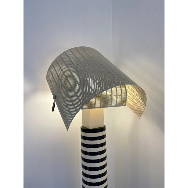 Metal Floor Lamp Shogun by Mario Botta for Artemide. Italy, 1980s For Sale - Image 7 of 13