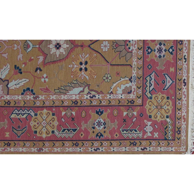 Orange Soumak Design Hand Woven Wool Rug - 8' X 10' | Chairish (640 x 640 Pixel)