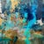 Deep Dive 1 immerses the viewer in a vibrant underwater world, where dynamic blues and shimmering golds intertwine to...