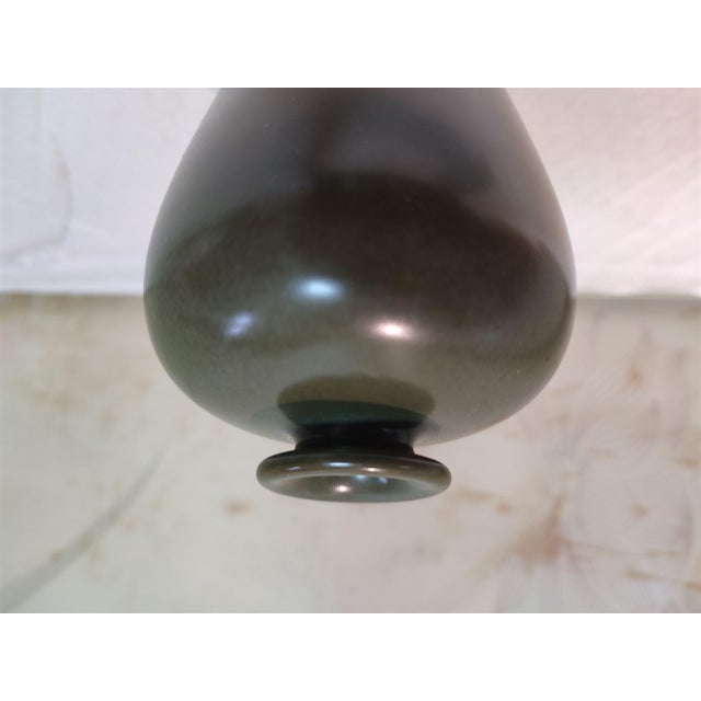 Ceramic Chinese Ceramic Vase,Wanli Marked Brown Glaze Porcelain Plum Vase For Sale - Image 7 of 9