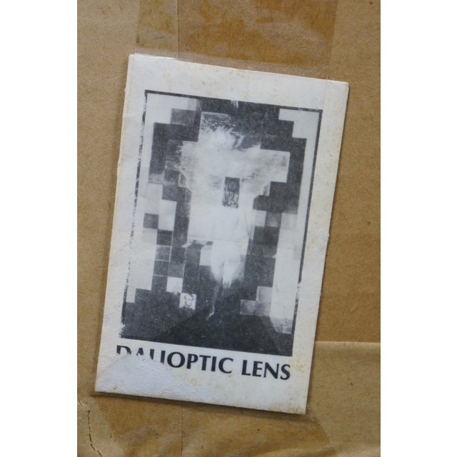 Late 20th Century Salvador Dali Abraham Lincoln in Dalivision Optical Illusion Lithograph 32" For Sale - Image 14 of 14
