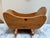 Vintage Handcrafted Wooden Decor Cradle Vessel For Sale - Image 11 of 11