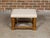English English Oak 1900s Stool with Incised Accents and Custom Upholstery For Sale - Image 3 of 11