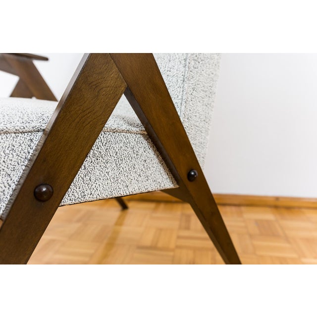 Model 300 177 Bunny Armchair, Poland, 1960s For Sale - Image 4 of 15