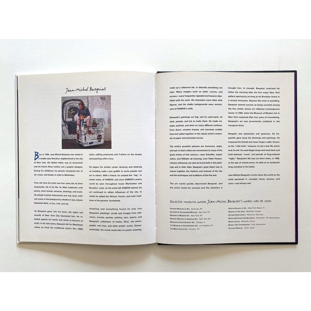 " Life Doesn't Frighten Me " Vintage 1993 First Edition Hardcover Jean Michel Basquiat & Maya Angelou Book For Sale - Image 12 of 12