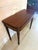 George III Mahogany Reeded Legs Fold Over Top Hall Card Console Table by Gillows, 1780 For Sale - Image 10 of 13