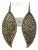 Anna Beck Sterling Silver 925 18k Gold Dot Drop Dangle Earrings Bali Handmade For Sale