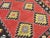 Vintage Turkish Kilim Rug - 89" X 110" For Sale - Image 4 of 10