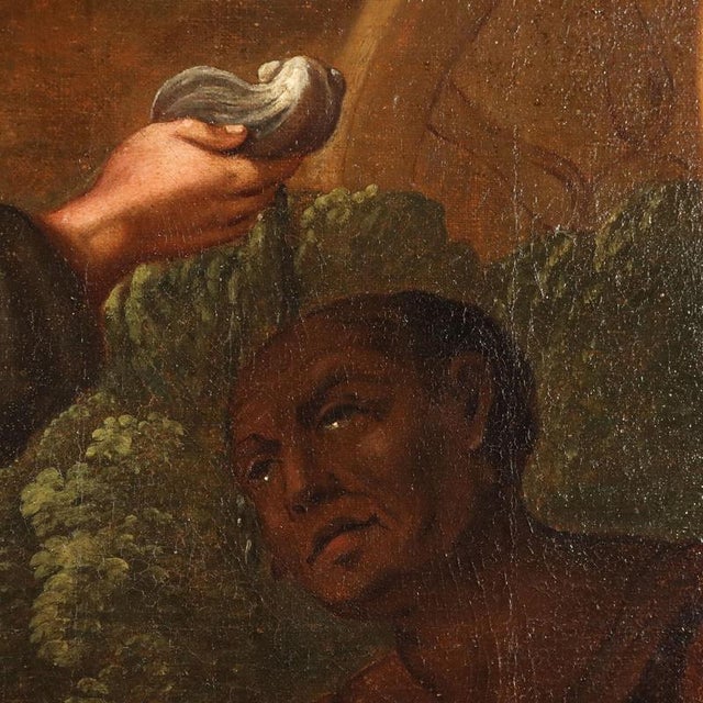 The Baptism of the Eunuch, Oil on Canvas For Sale - Image 5 of 14