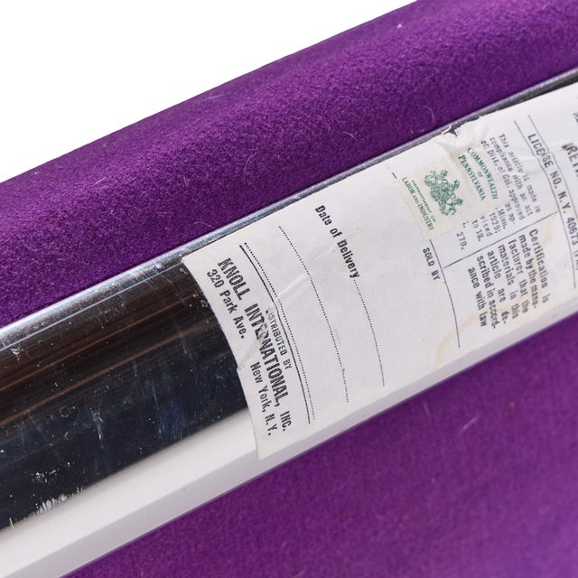 White Hannah Morrison for Knoll Mid Century Sling Bench For Sale - Image 8 of 8