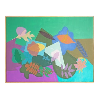 Abstract Oil on Canvas Painting by Robert Appel For Sale