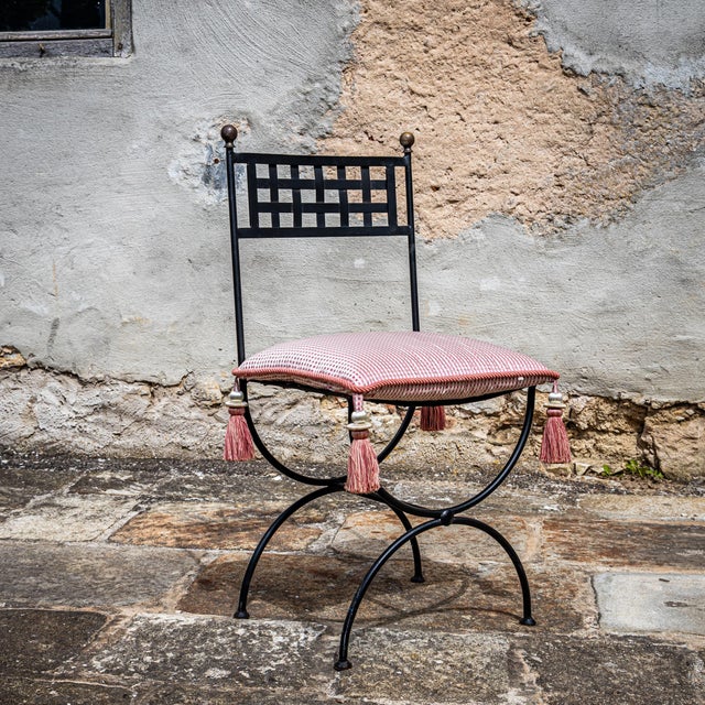 1990s Garden Seating Set in Iron, 1990s, Set of 5 For Sale - Image 5 of 7