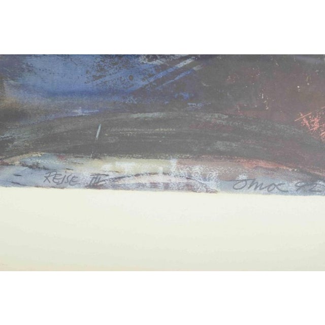 Odd Moe, Norwegian Artist, Rejse III, Mixed Media on Paper, 1992 For Sale - Image 4 of 7