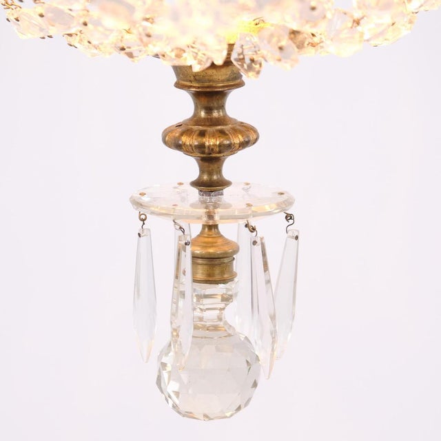 Metal French Antique Bronze Crystal Chandelier, 1880s For Sale - Image 7 of 11