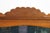 Wood Antique Victorian Eastlake Walnut Hanging Mirror With Carved Scalloped Pediment For Sale - Image 7 of 12