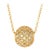 Syna Yellow Gold Mini Pave Bead Necklace in Diamonds For Sale