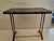 Ornamental & Decorative Materials Brass & Iridescent Pair of Vintage Nesting Tables For Sale - Image 7 of 12