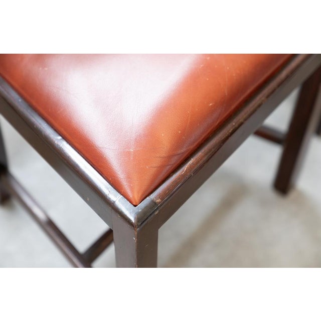 Table with Naval Chairs, 1980, Set of 7 For Sale - Image 9 of 18