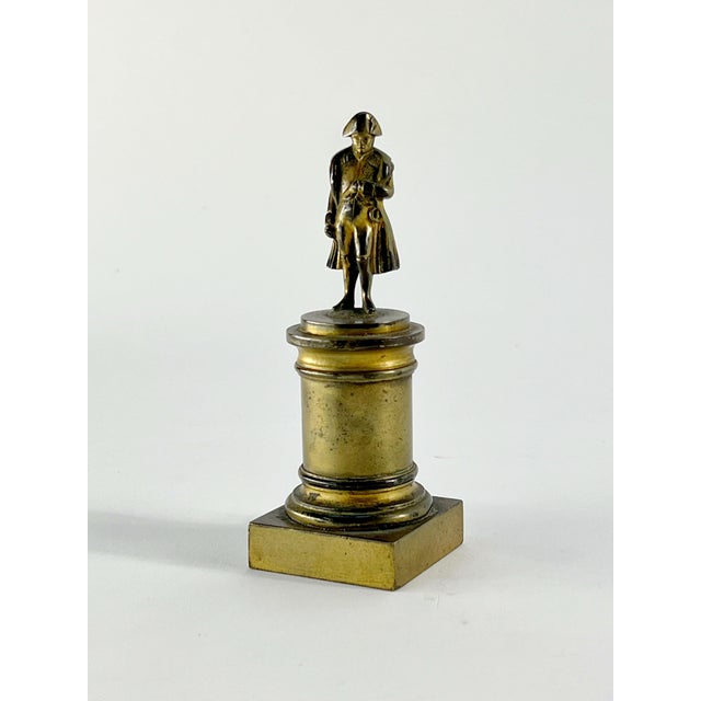 Late 19th Century Small 19th-Century French Grand Tour Bronze Statuette of Napoleon Bonaparte For Sale - Image 5 of 8