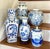 Blue Blue and White Vintage Chinoiserie Temple Jar For Sale - Image 8 of 8