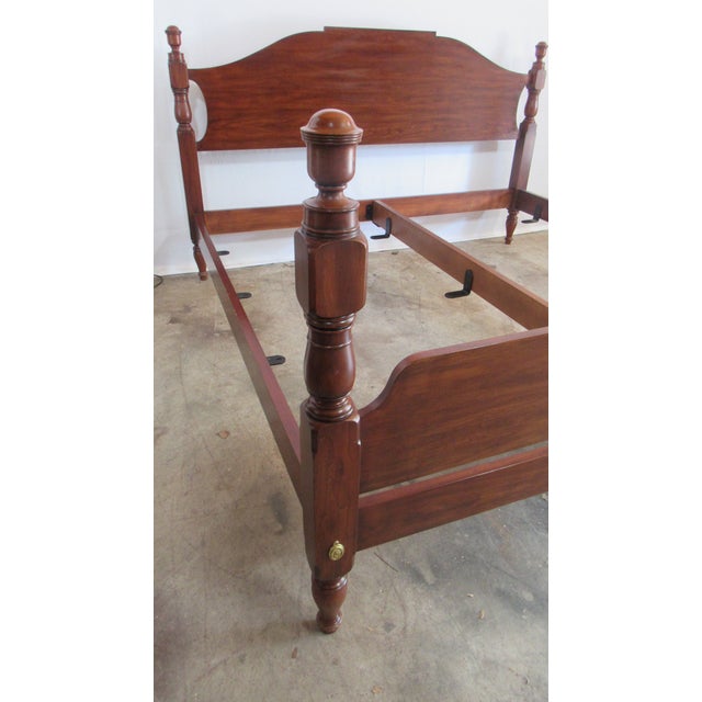 1980s Henkel Harris Cherry Poster Rare King Size Bed For Sale - Image 6 of 9