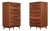 Pair of Tallboy Dressers by White & Newton For Sale