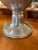 Black Pewter Table Lamps with Large Black Lampshades, 1970, Set of 2 For Sale - Image 8 of 18