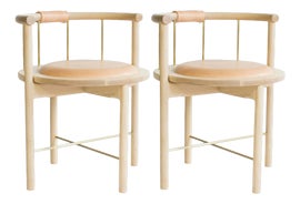 Vintage Used Maple Side Chairs Chairish