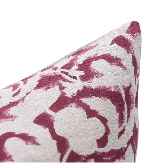 Contemporary Handmade Block Print Pillow Cover 22x22 Inch-Sulit For Sale - Image 3 of 4