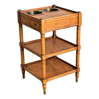 French 19th Century Fruitwood Rafraichissoir Table For Sale