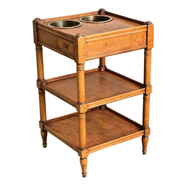 French 19th Century Fruitwood Rafraichissoir Table For Sale