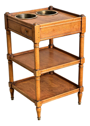 French 19th Century Fruitwood Rafraichissoir Table