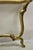 Hollywood Regency Vintage Hollywood Regency Mastercraft Style Brass Glass Console Sofa Hall Table For Sale - Image 3 of 12