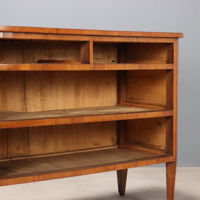 Neoclassical Chest of Drawers in Walnut For Sale - Image 10 of 12