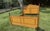 Wood British Colonial Style Faux Bamboo and Rattan Queen Bed in Tortoise Finish For Sale - Image 7 of 12